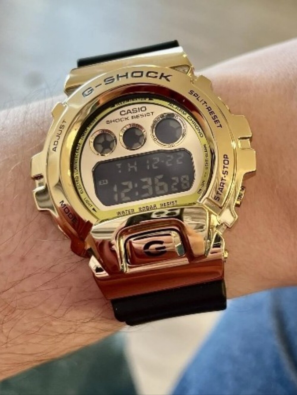 CASIO G-SHOCK GM6900 ( METAL BEZEL )